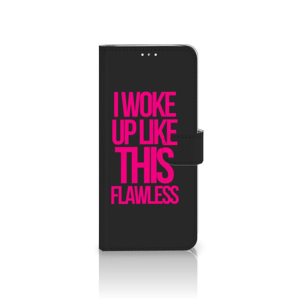 Samsung Note 10 Lite Hoesje met naam Woke Up - Origineel Cadeau Zelf Maken