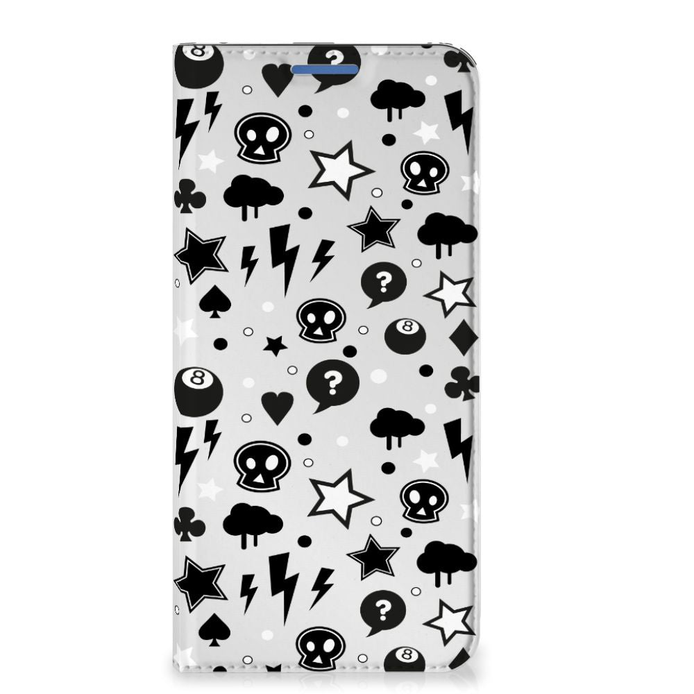 Mobiel BookCase Xiaomi 11 Lite NE 5G | Mi 11 Lite Silver Punk - B2C Telecom