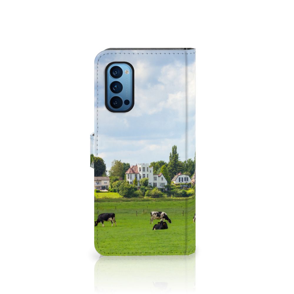 OPPO Reno 4 Pro 5G Telefoonhoesje met Pasjes Koeien