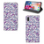 Apple iPhone Xs Max Hoesje met Magneet Feathers Color