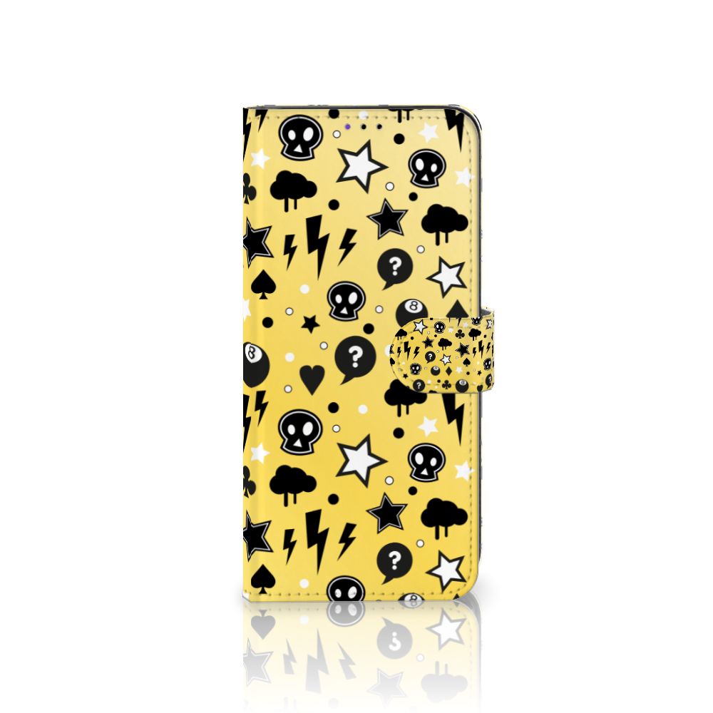 Telefoonhoesje met Naam Samsung Galaxy A22 5G Punk Geel