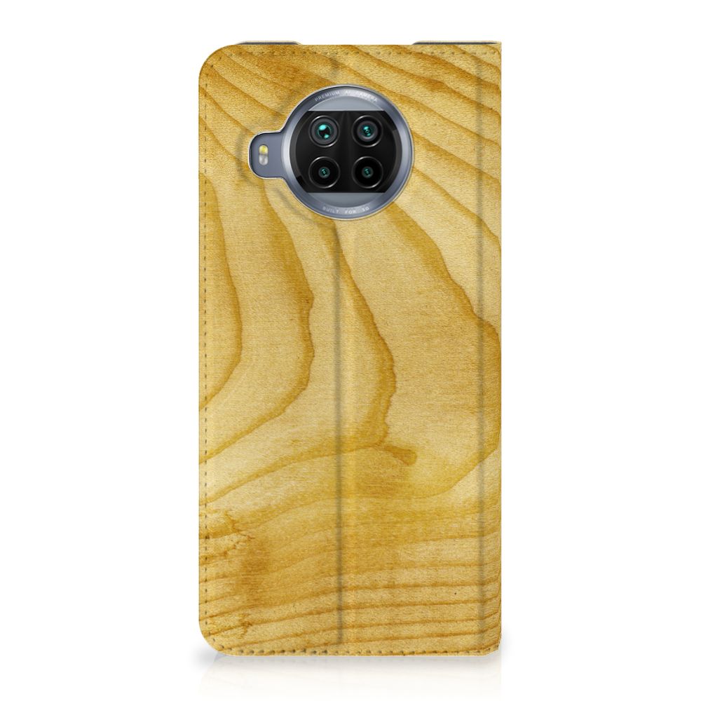 Xiaomi Mi 10T Lite Book Wallet Case Licht Hout - B2C Telecom