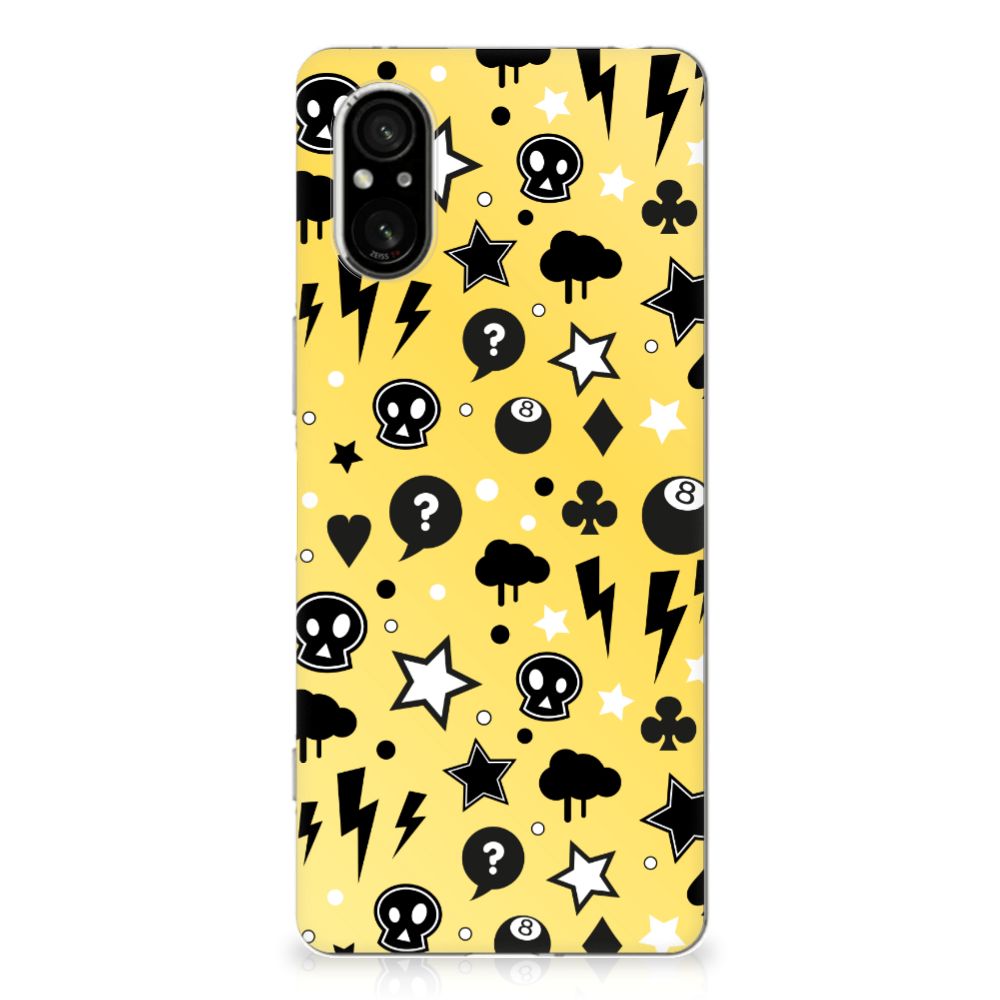 Silicone Back Case Sony Xperia 5 V Punk Geel