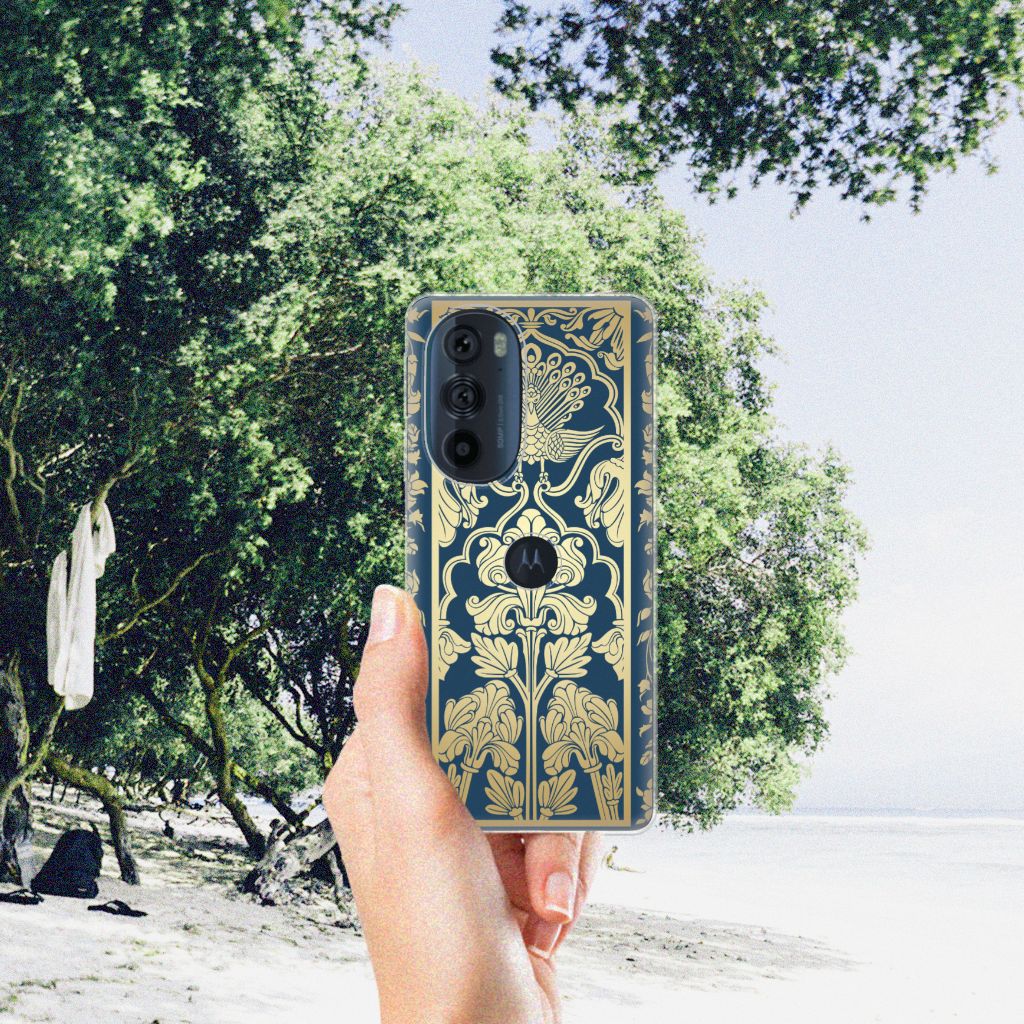Motorola Edge 30 Pro TPU Case Beige Flowers B2C Telecom