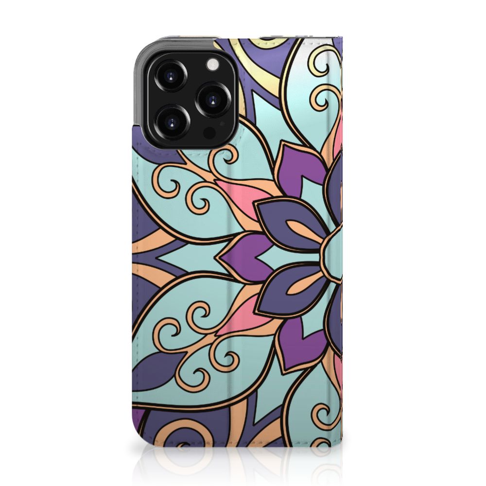 iPhone 13 Pro Max Smart Cover Purple Flower - B2C Telecom