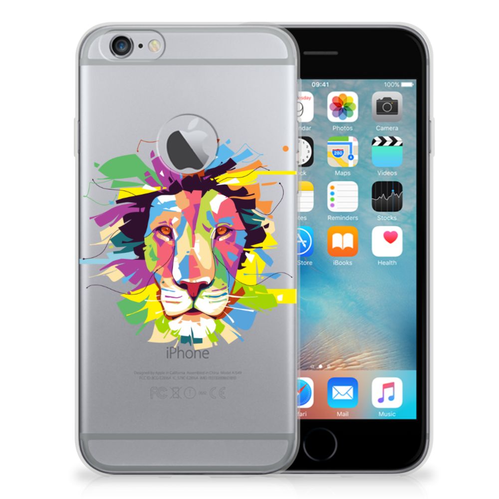 Apple iPhone 6 Plus | 6s Plus Telefoonhoesje met Naam Lion Color