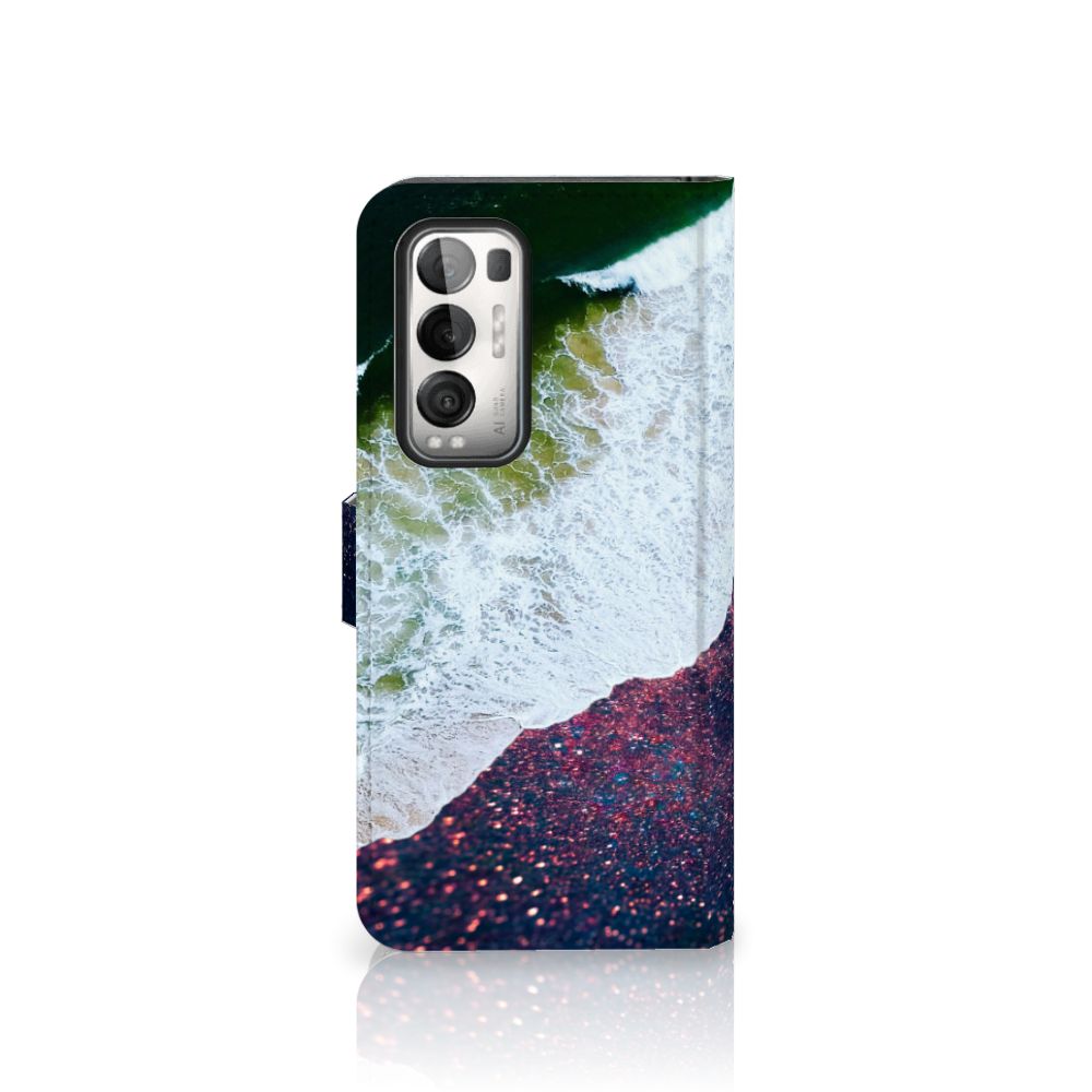 OPPO Find X3 Neo 5G Book Case Sea in Space