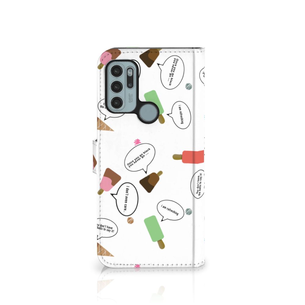 Motorola Moto G60s Book Cover IJsjes
