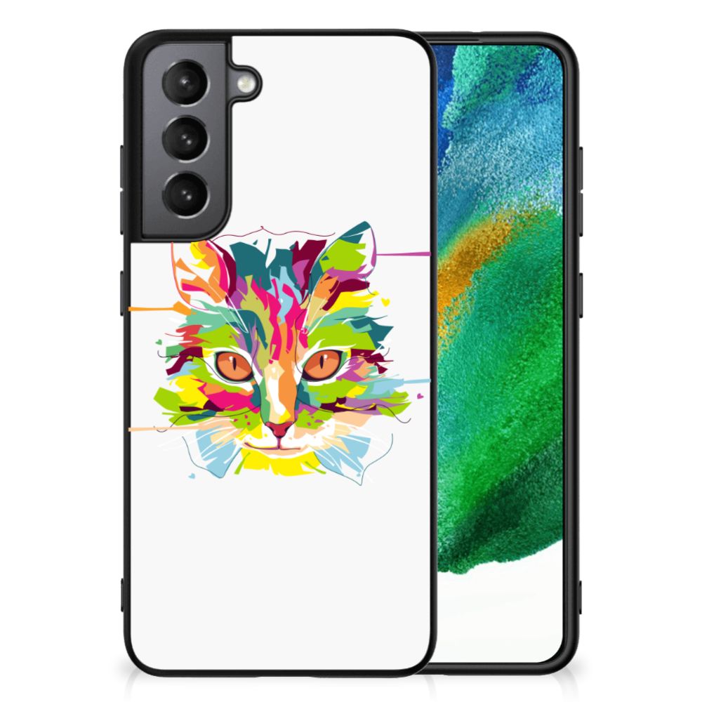 Samsung Galaxy S21FE Hoesje Cat Color