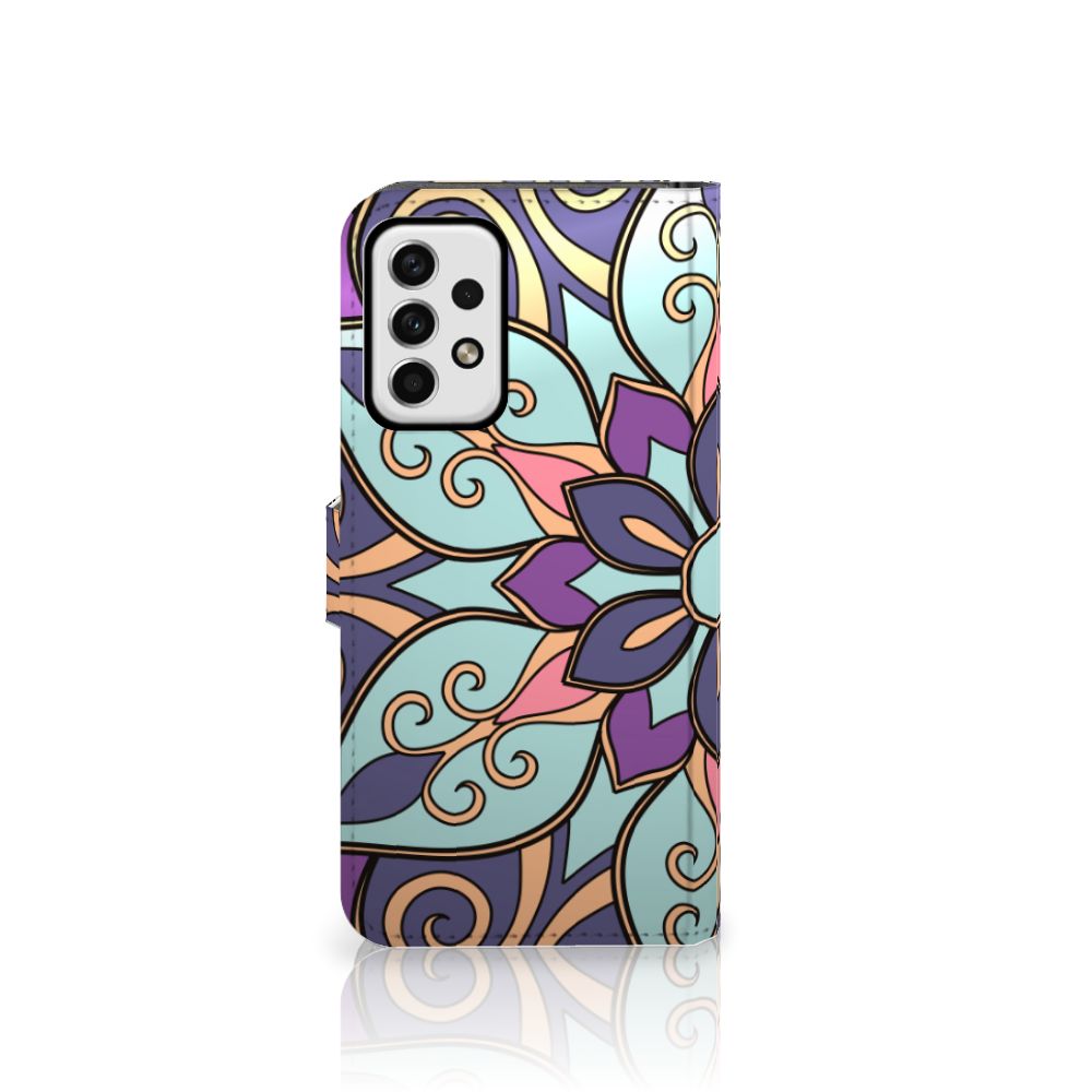 Samsung Galaxy A23 Hoesje Purple Flower