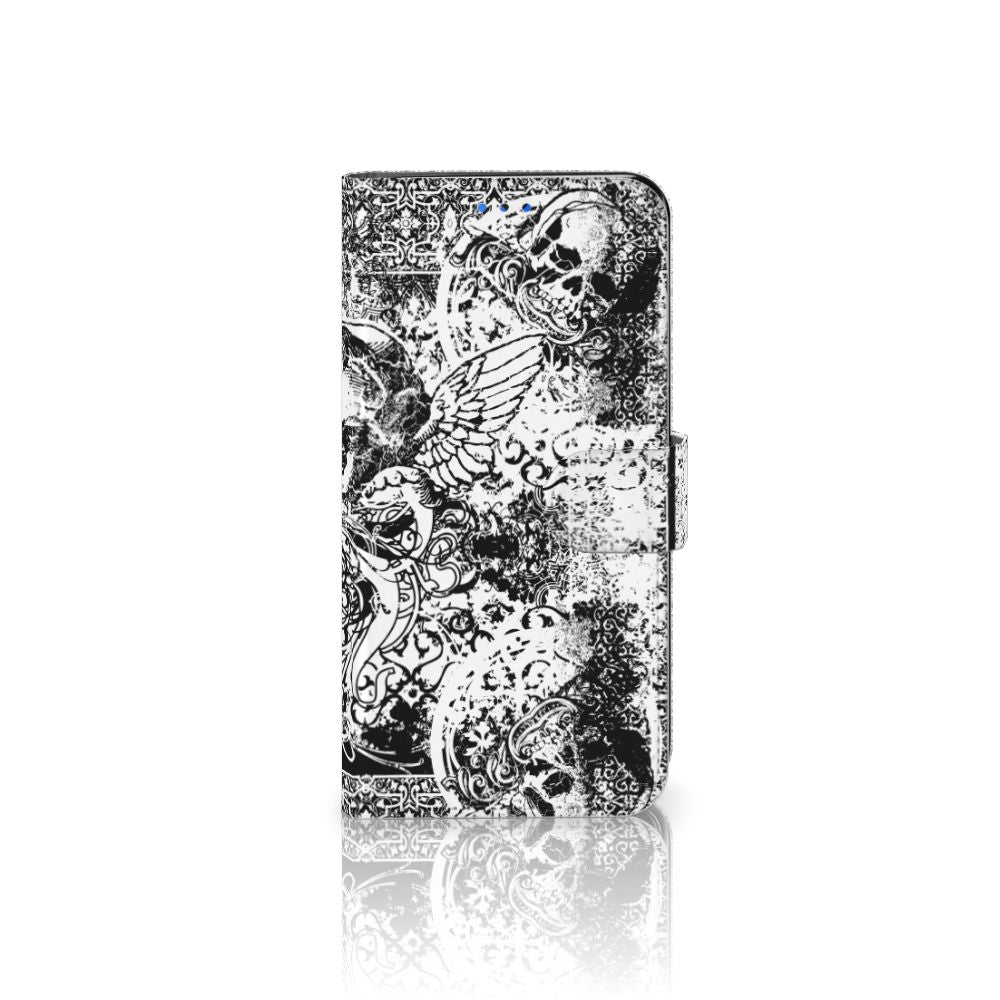 Telefoonhoesje met Naam Huawei P Smart 2020 Skulls Angel