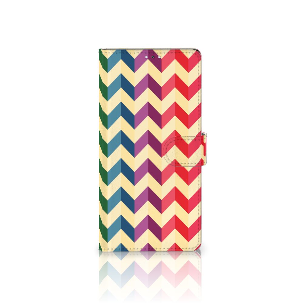 Samsung Galaxy S22 Ultra Telefoon Hoesje Zigzag Multi Color