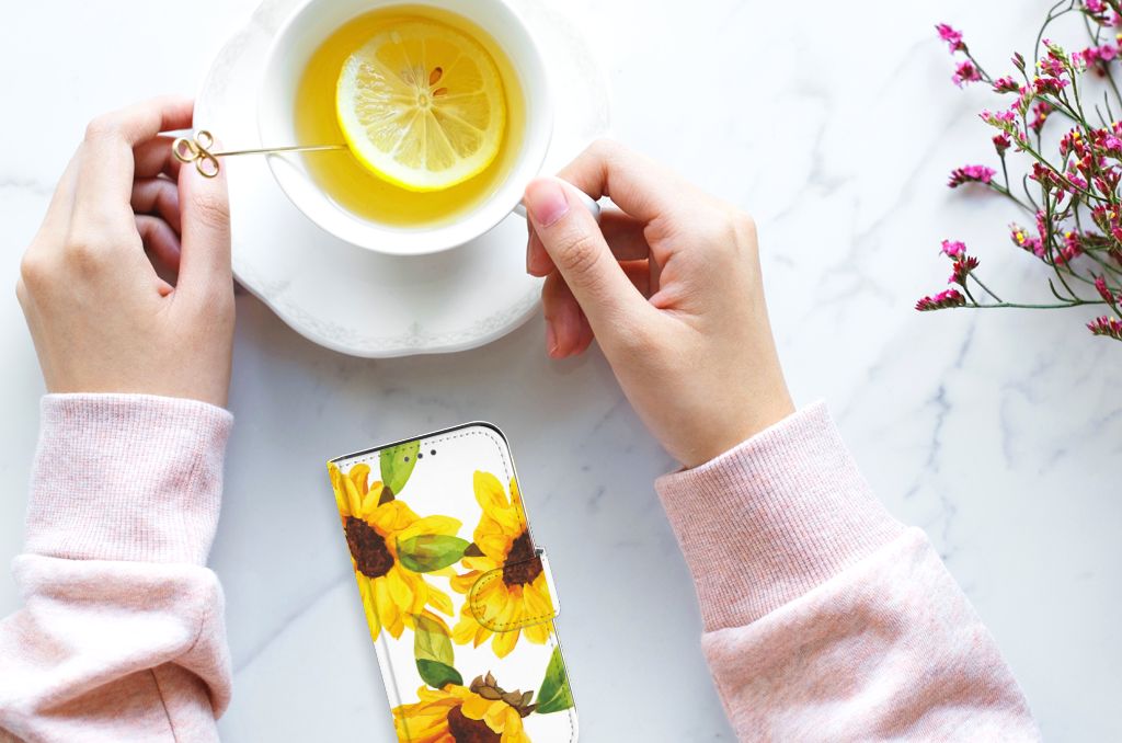 Hoesje voor Apple iPhone 12 Mini Zonnebloemen
