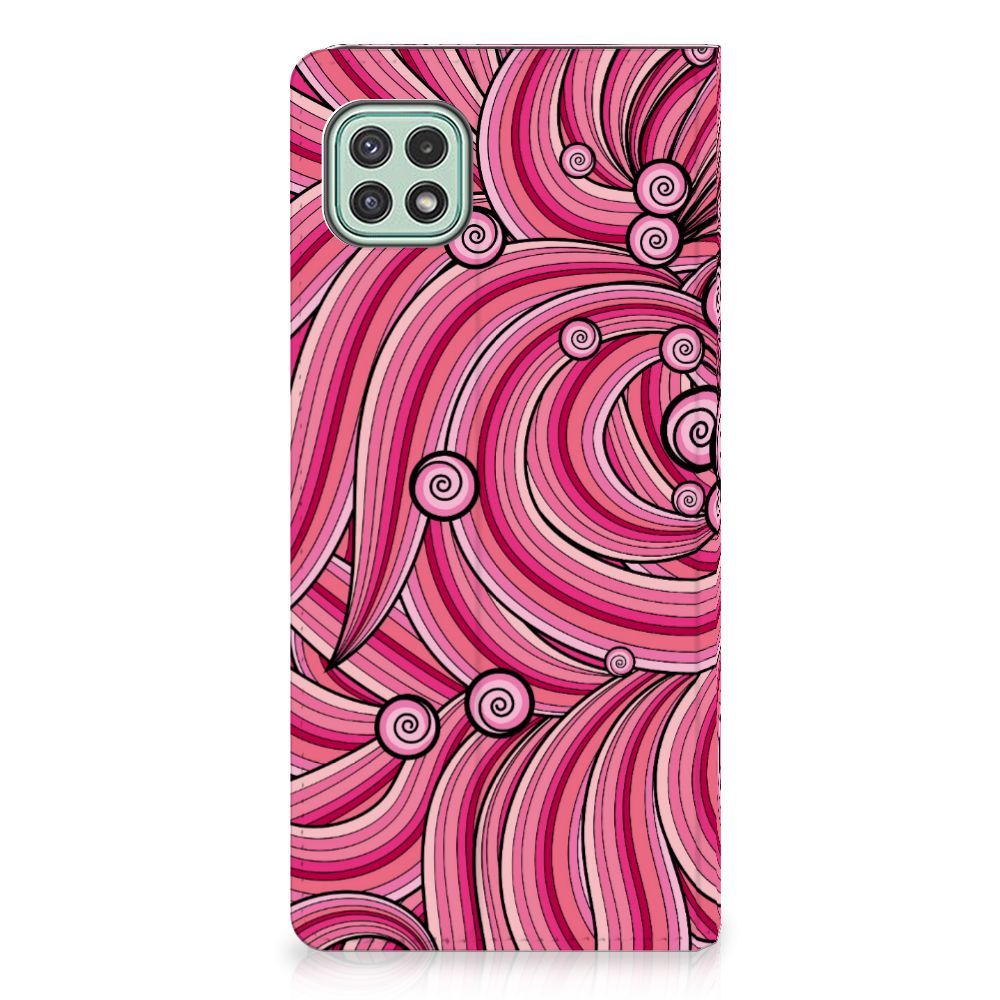Samsung Galaxy A22 5G Bookcase Swirl Pink - B2C Telecom