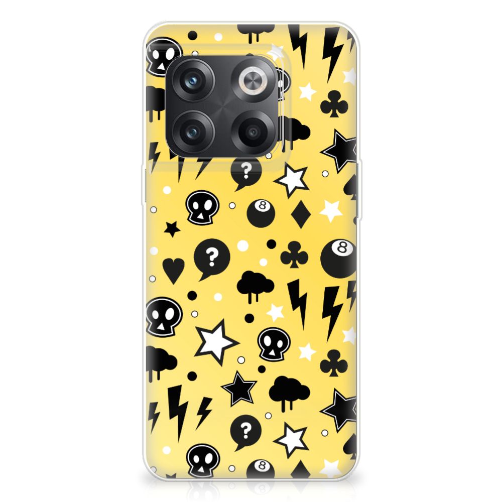 Silicone Back Case OnePlus 10T Punk Geel B2C Telecom