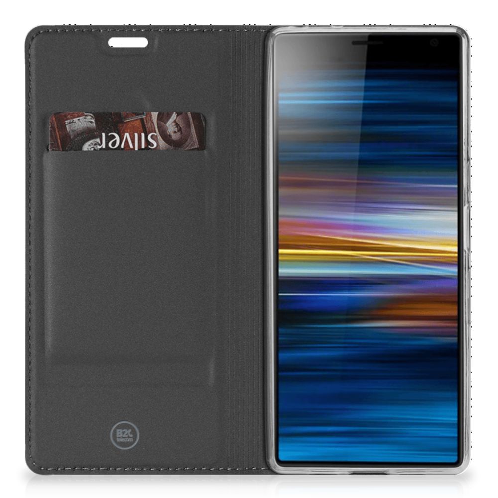 Sony Xperia 10 Plus Hoesje met Magneet Stripes Dots