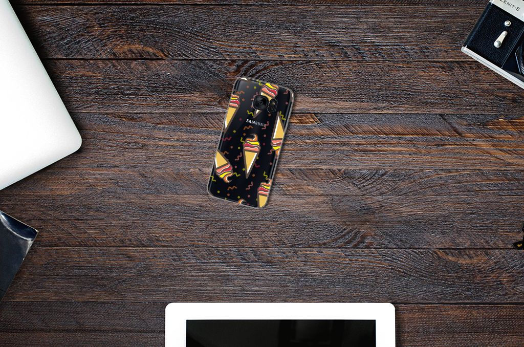 Samsung Galaxy S7 Siliconen Case Icecream