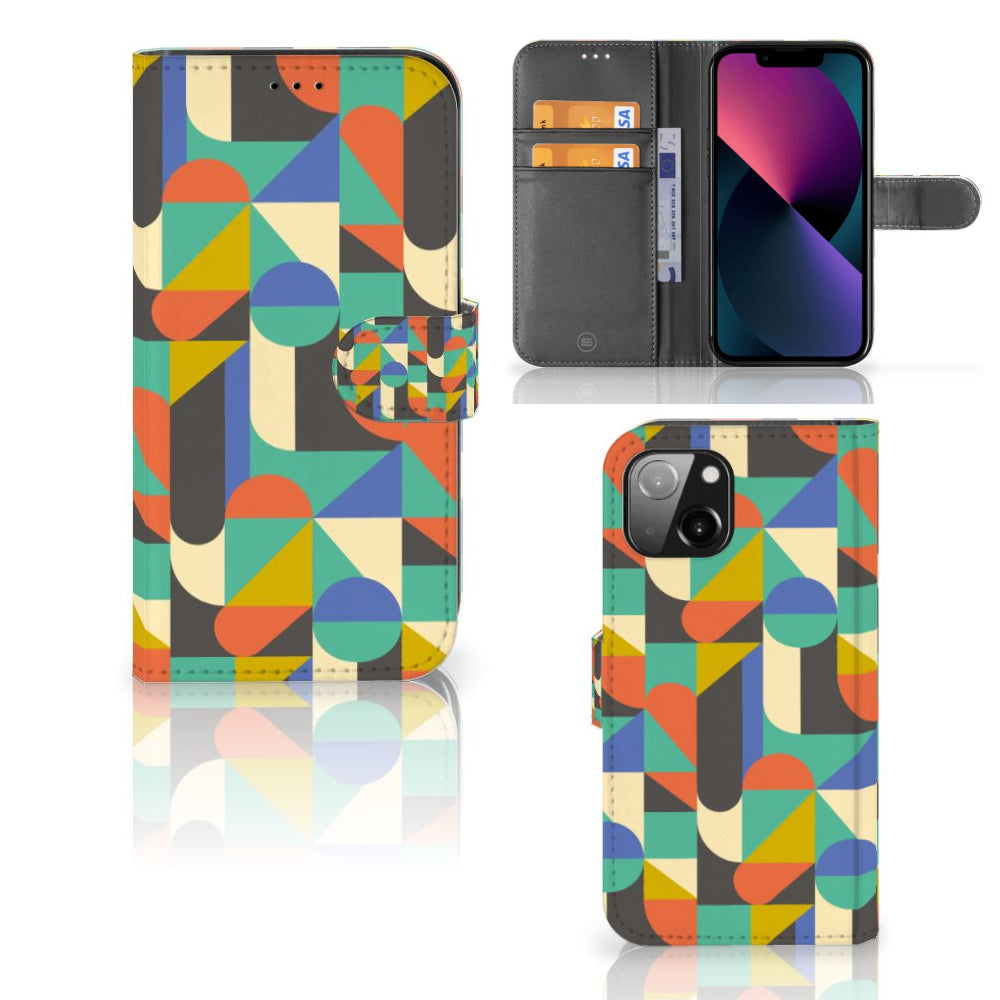Apple iPhone 13 Telefoon Hoesje Funky Retro