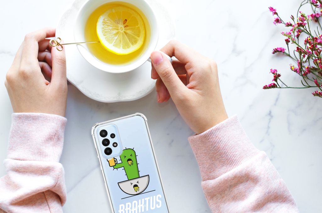 Samsung Galaxy A23 Stevig Bumper Hoesje Braktus - B2C Telecom