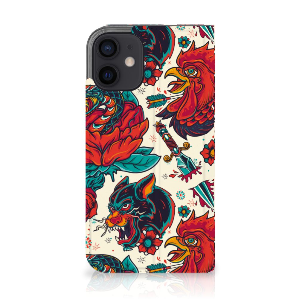 Stand Case voor iPhone 12 Mini Old Skool - B2C Telecom