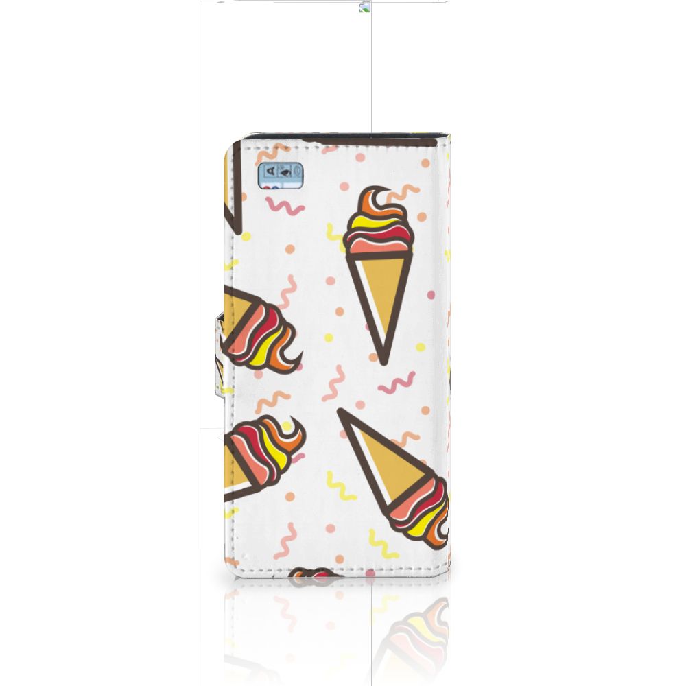Huawei Ascend P8 Lite Book Cover Icecream
