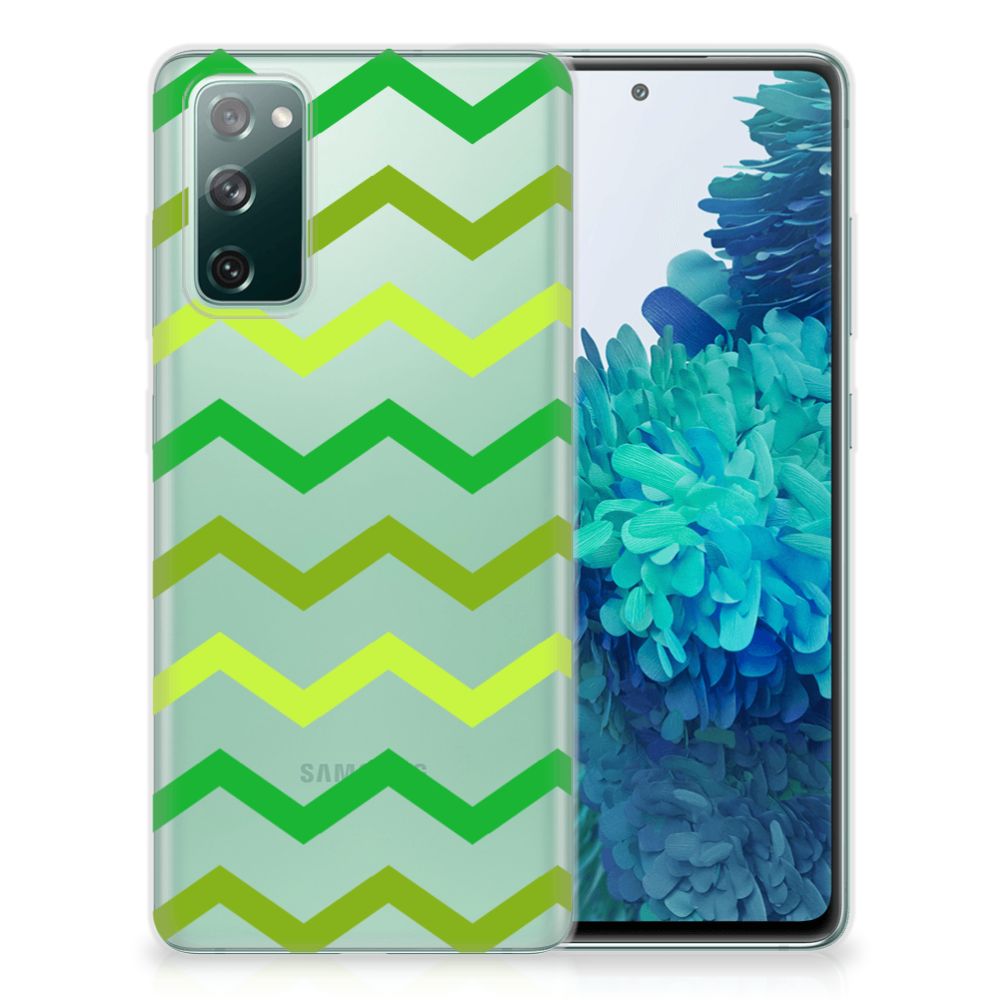 Samsung Galaxy S20 FE TPU bumper Zigzag Groen B2C Telecom