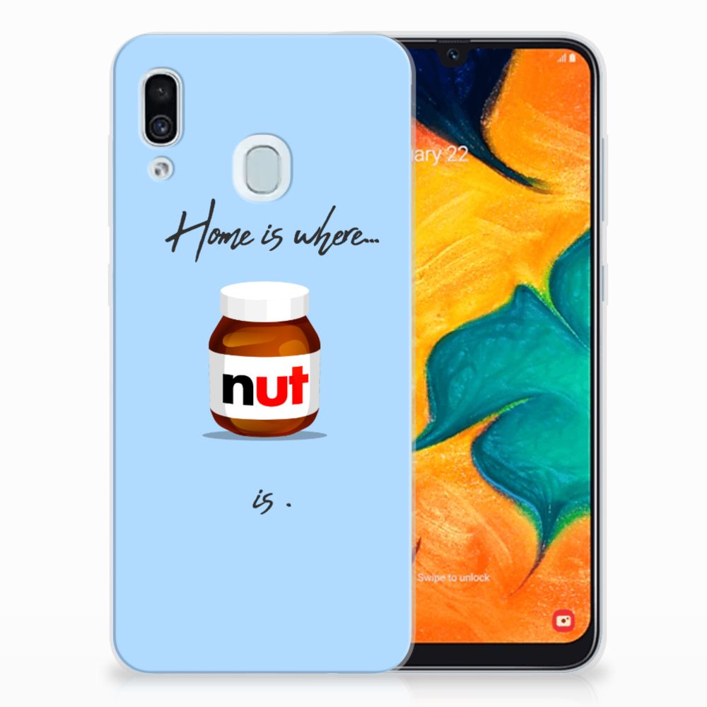 Samsung Galaxy A30 Siliconen Case Nut Home