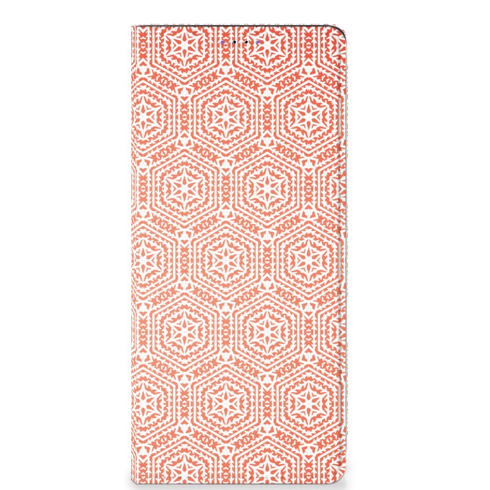 Samsung Galaxy A22 5G Hoesje met Magneet Pattern Orange - B2C Telecom