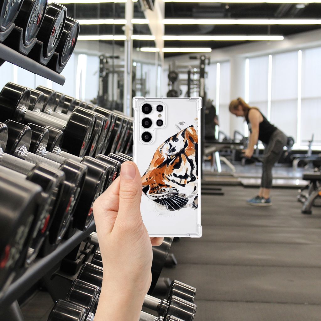 Back Cover Samsung Galaxy S22 Ultra Watercolor Tiger B2C Telecom
