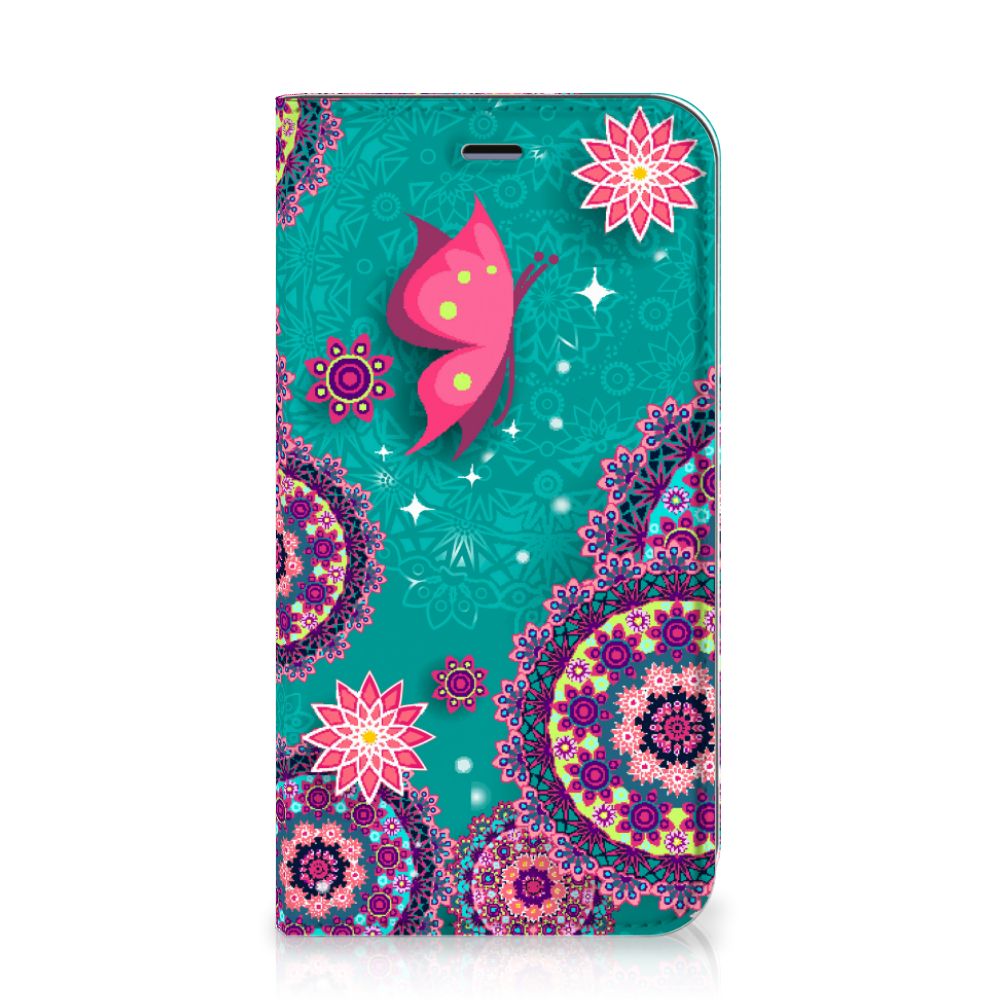 Apple iPhone 11 Bookcase Cirkels en Vlinders