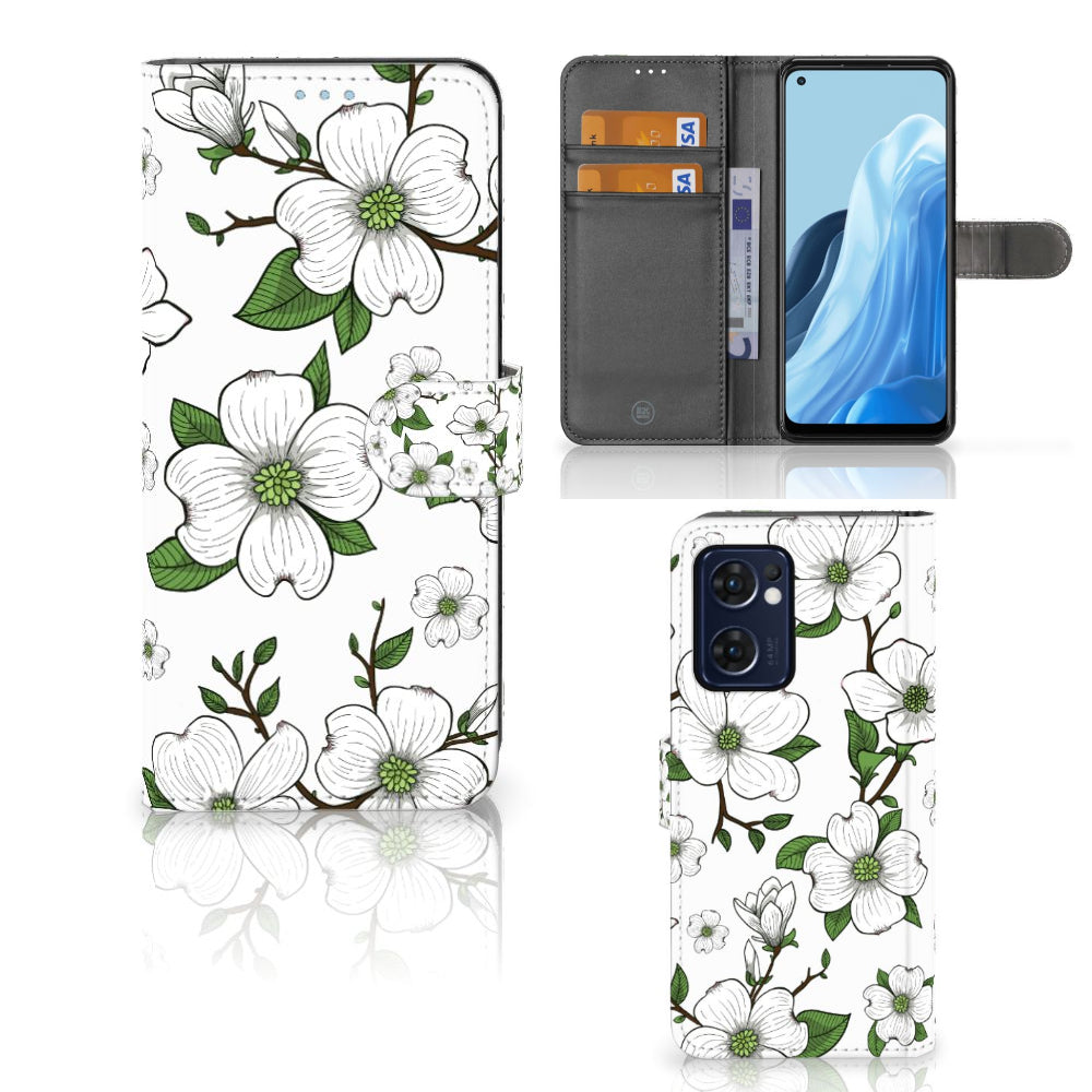 OPPO Find X5 Lite | Reno 7 5G Hoesje Dogwood Flowers