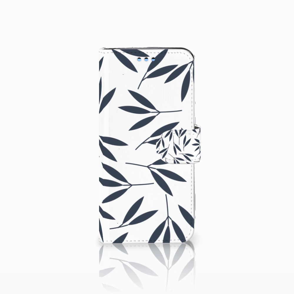 Samsung Galaxy S9 Hoesje Leaves Blue