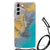 Samsung Galaxy S21 FE Anti-Shock Hoesje Marble Blue Gold B2C Telecom