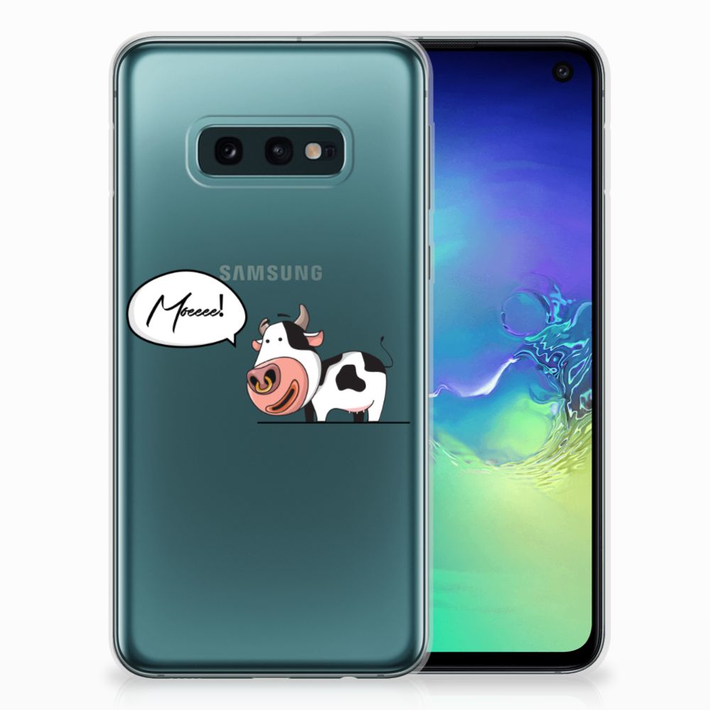 Samsung Galaxy S10e Telefoonhoesje met Naam Cow