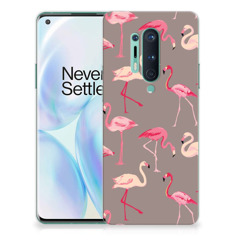 OnePlus 8 Pro TPU Hoesje Flamingo