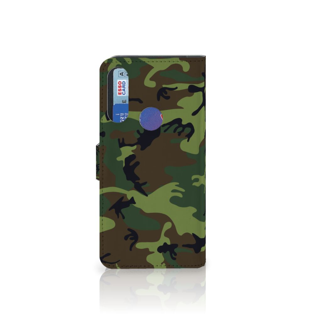 Alcatel 1S 2020 Telefoon Hoesje Army Dark