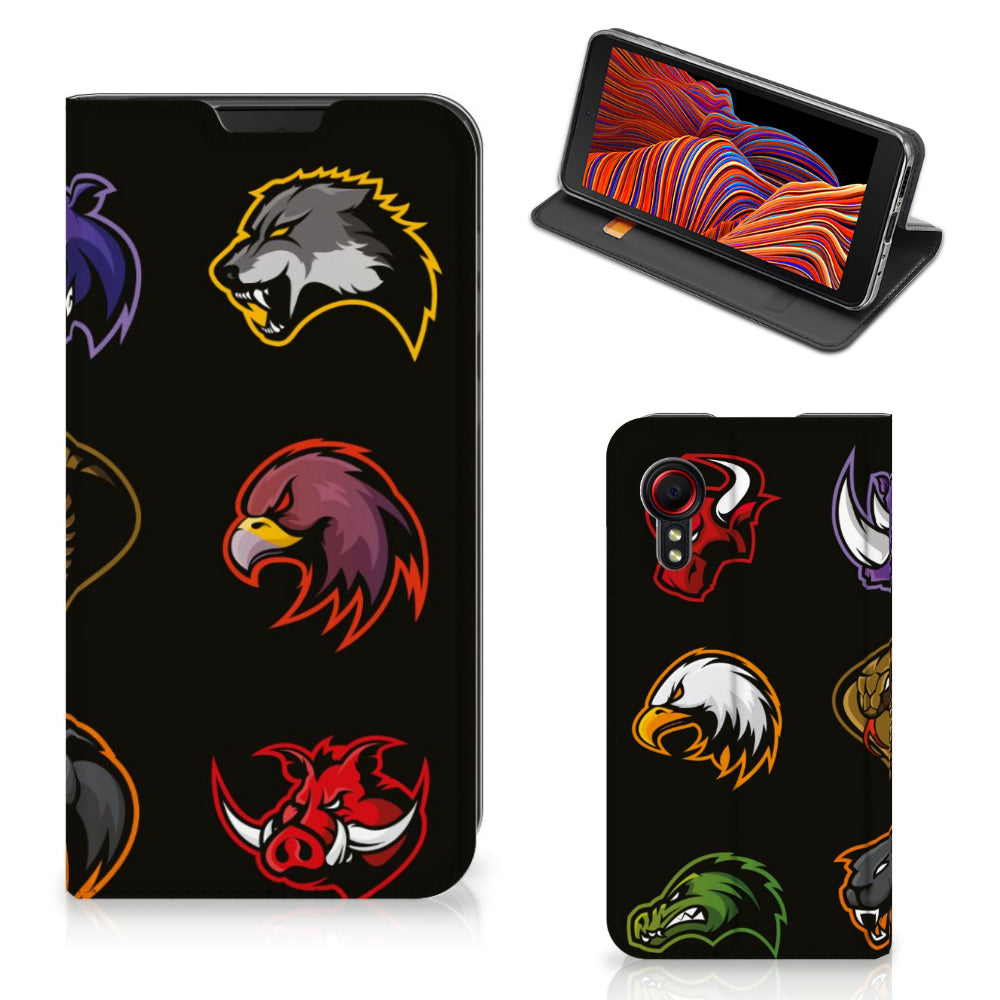 Samsung Galaxy Xcover 5 Magnet Case Cartoon