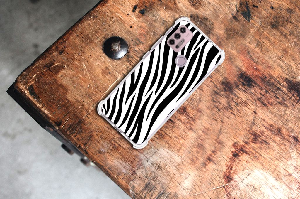 Motorola Moto G30 | G20 | G10 Case Anti-shock Zebra