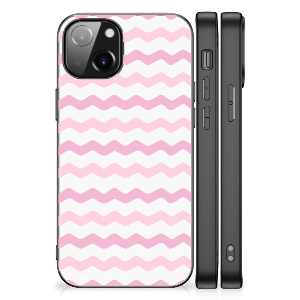 Apple iPhone 13 Back Case Waves Roze B2C Telecom