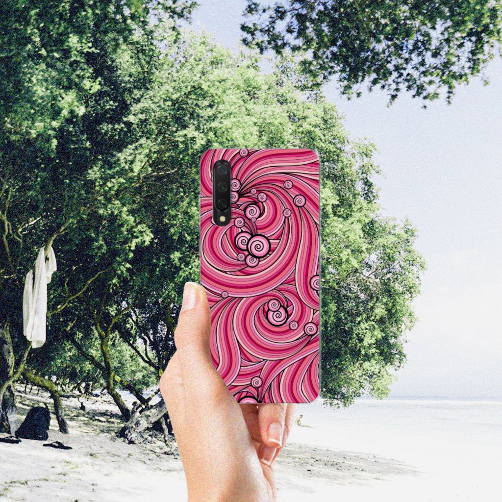 Xiaomi Mi 9 Lite Hoesje maken Swirl Pink B2C Telecom