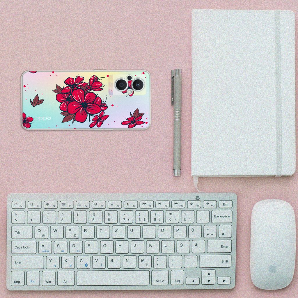 OPPO Reno8 Lite TPU Case Blossom Red B2C Telecom