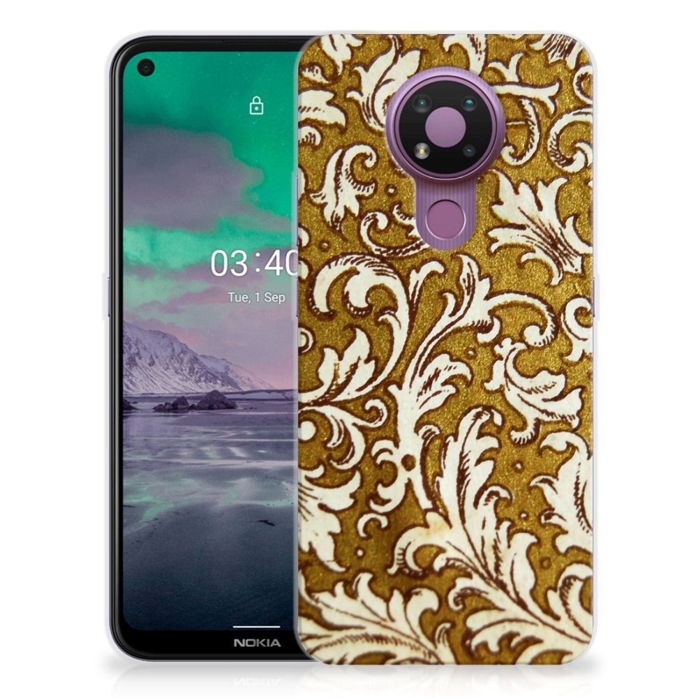 Siliconen Hoesje Nokia 3.4 Barok Goud B2C Telecom
