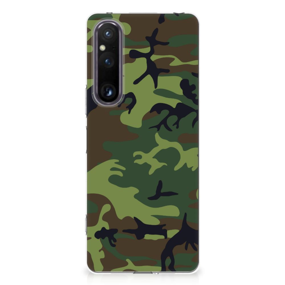 Sony Xperia 1 V TPU bumper Army Dark