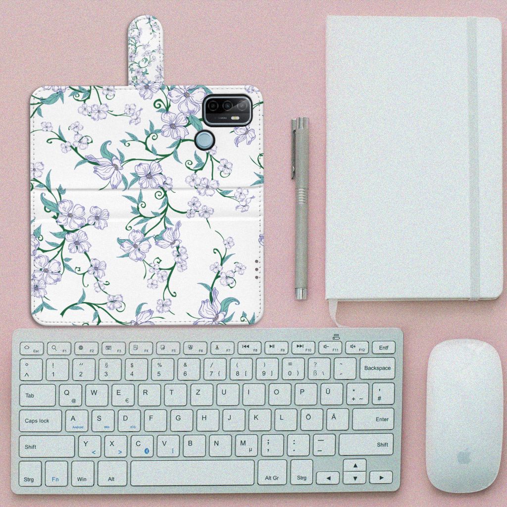 OPPO A53 | OPPO A53s Uniek Hoesje Blossom White