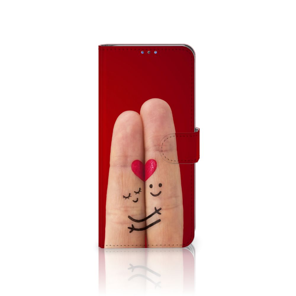 Motorola G8 Power Lite Wallet Case met Pasjes Liefde - Origineel Romantisch Cadeau