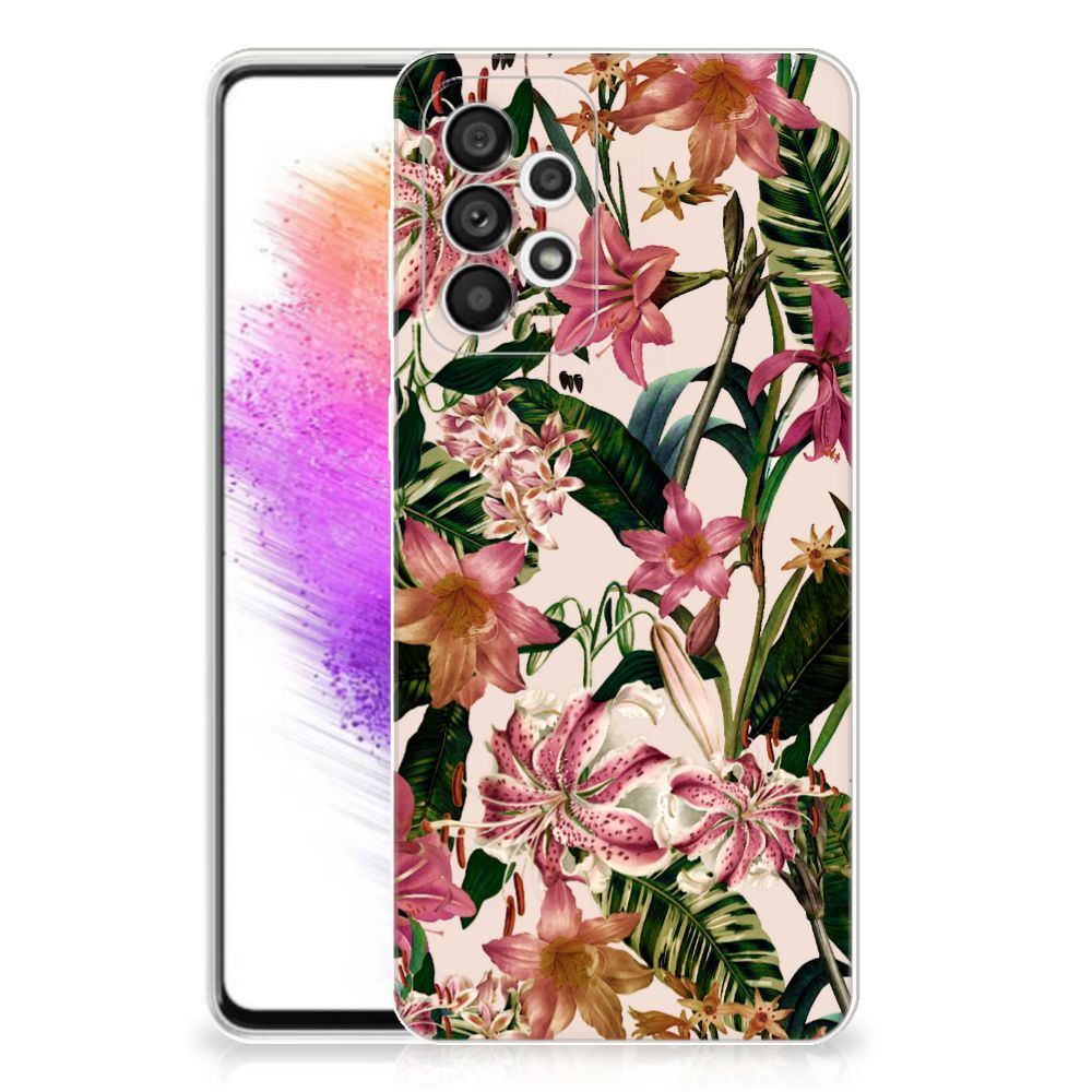 Samsung Galaxy A73 5G TPU Case Flowers B2C Telecom