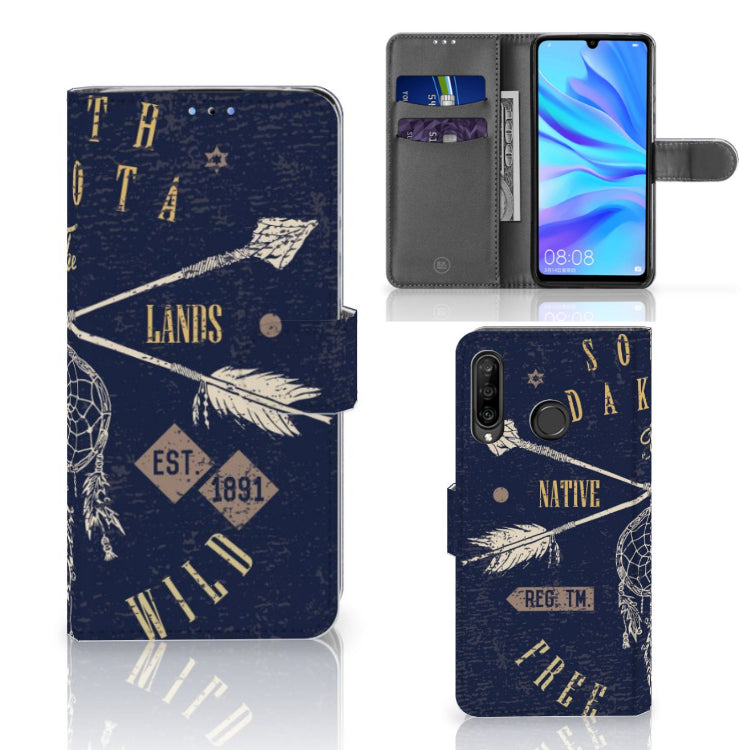 Huawei P30 Lite (2020) Flip Cover South Dakota