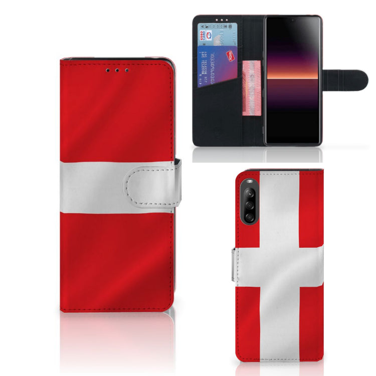 Sony Xperia L4 Bookstyle Case Denemarken