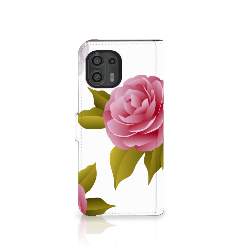 Motorola Edge 20 Lite Hoesje Roses