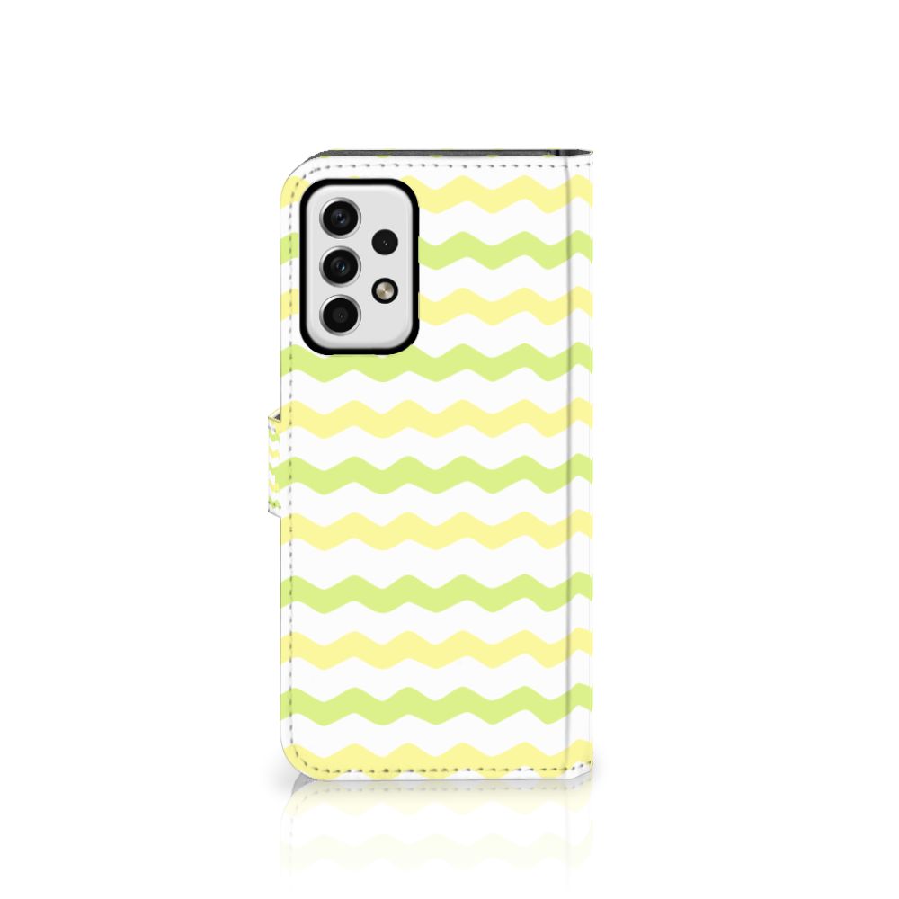 Samsung Galaxy A23 Telefoon Hoesje Waves Yellow